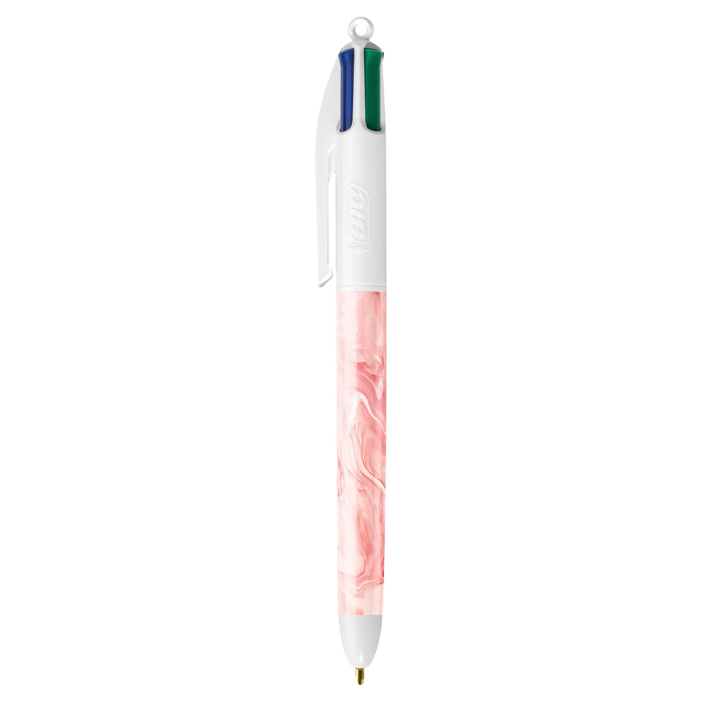 3 Pack BIC 4 ColoursÂ Marble Design Ballpoint Pens 5 of 6