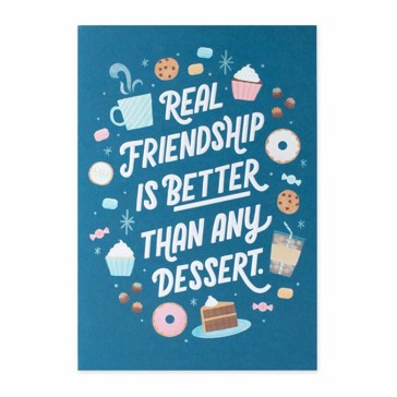 Connections from Hallmark Greeting Card For Friend - Better Than Dessert