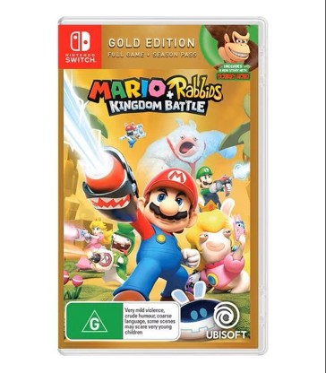 Mario + Rabbids Kingdom Battle Gold Edition Code in Box - Nintendo Switch