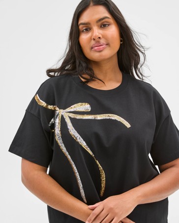 Plus Size Australian Cotton Christmas T-Shirt