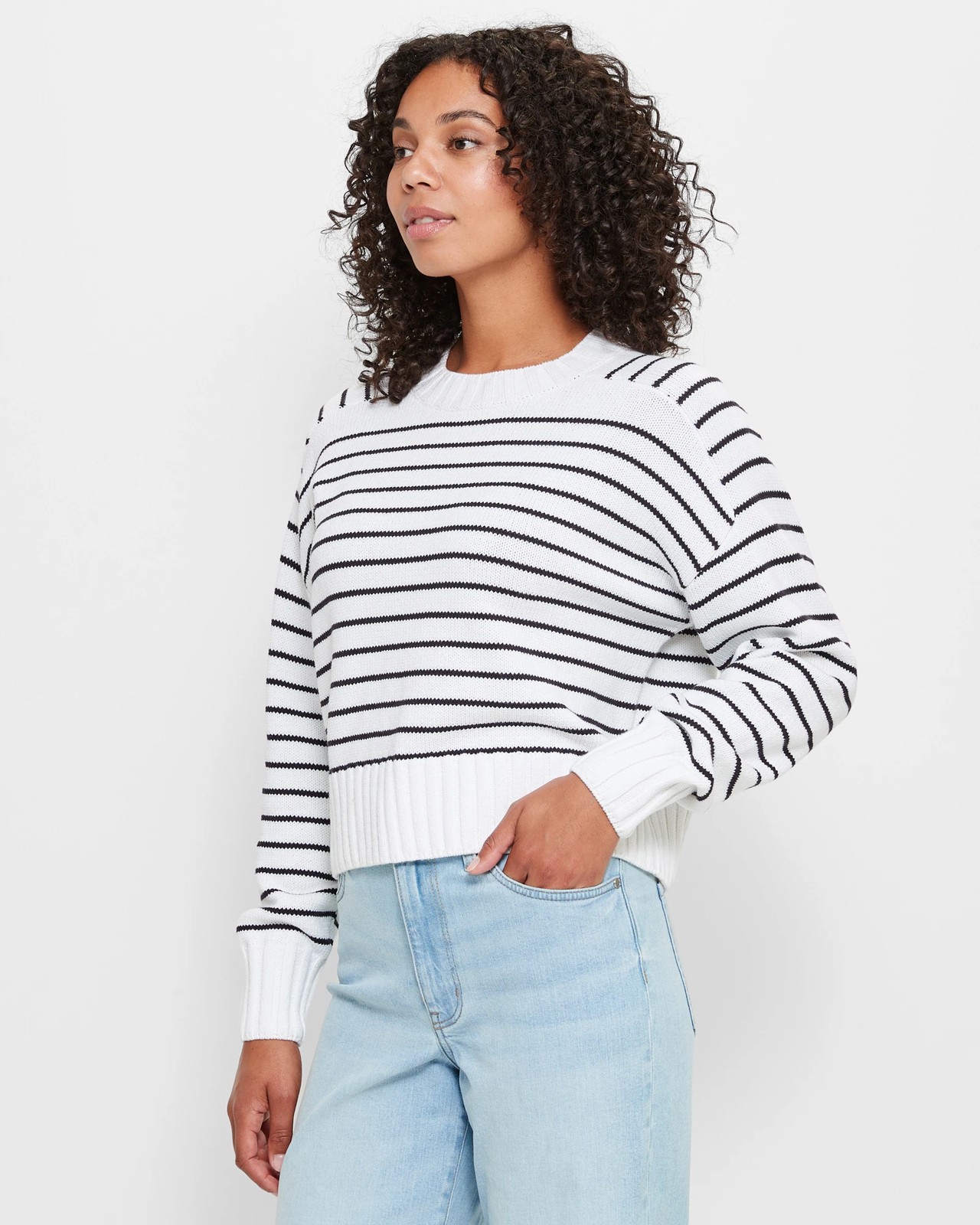 Australian Cotton Crop Raglan Knit Jumper | Target Australia