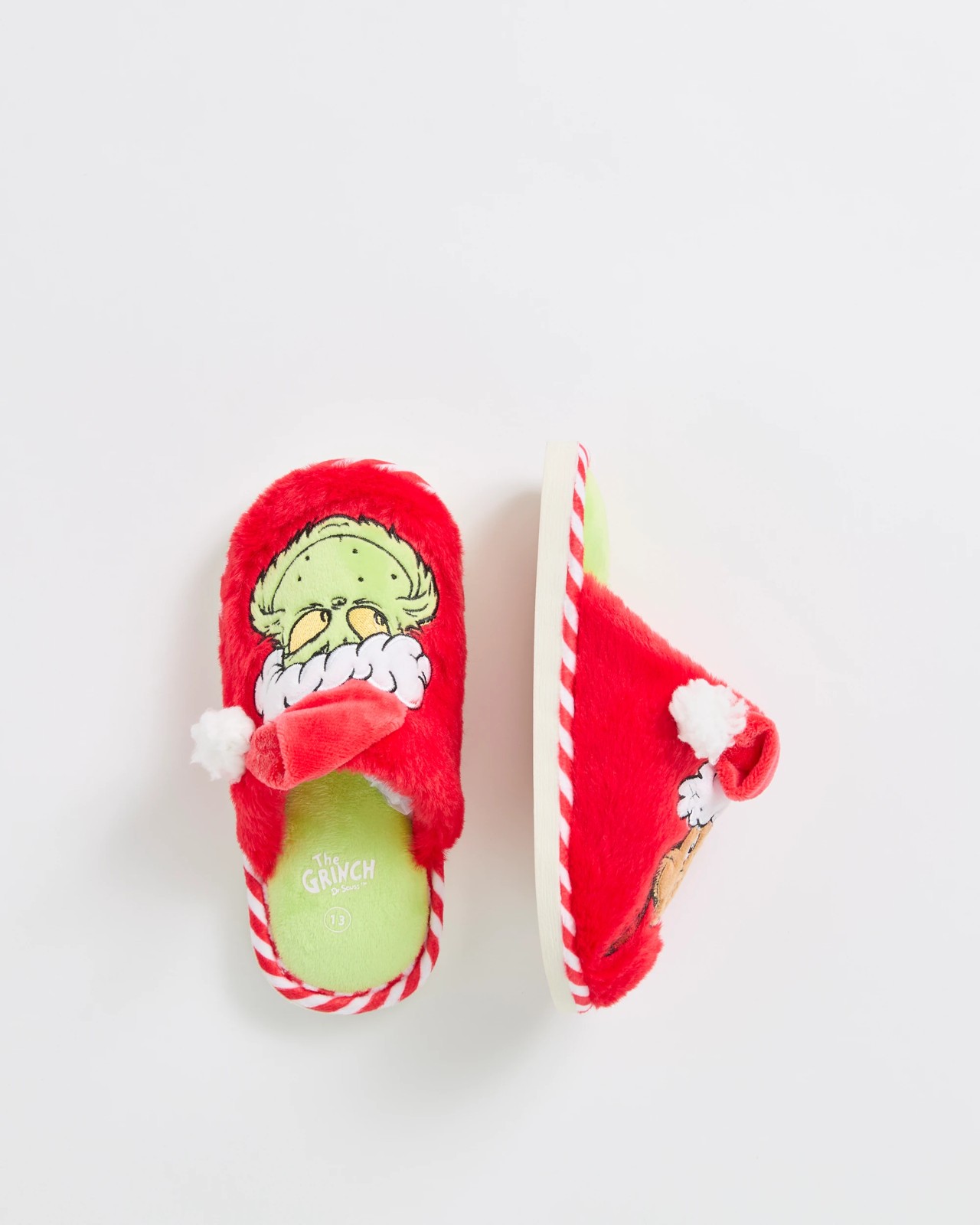 The Grinch Junior/Senior Christmas Slipper Scuffs 3 of 3