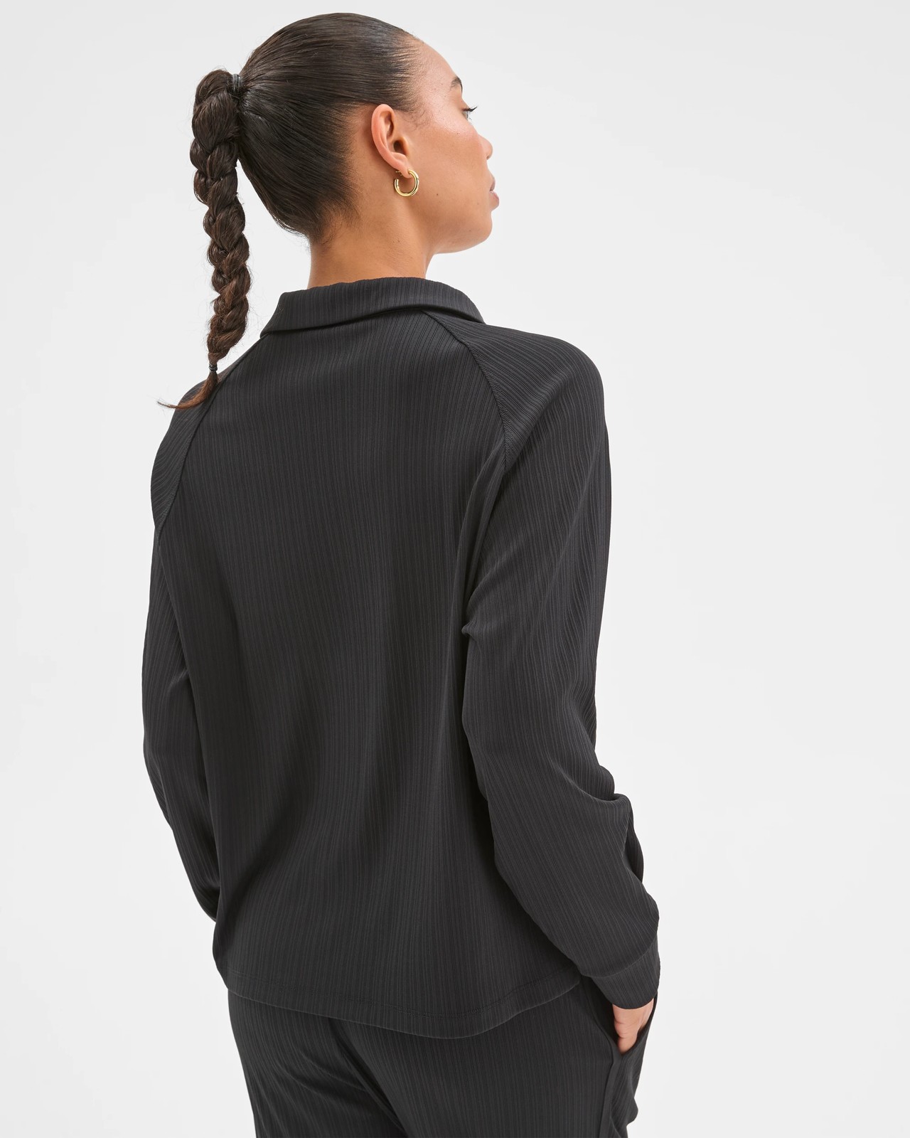 Active 1/4 Zip Plisse Jumper 6 of 6