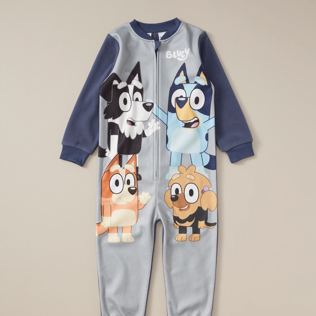 Bluey Fleece Sleepsuit Target Australia