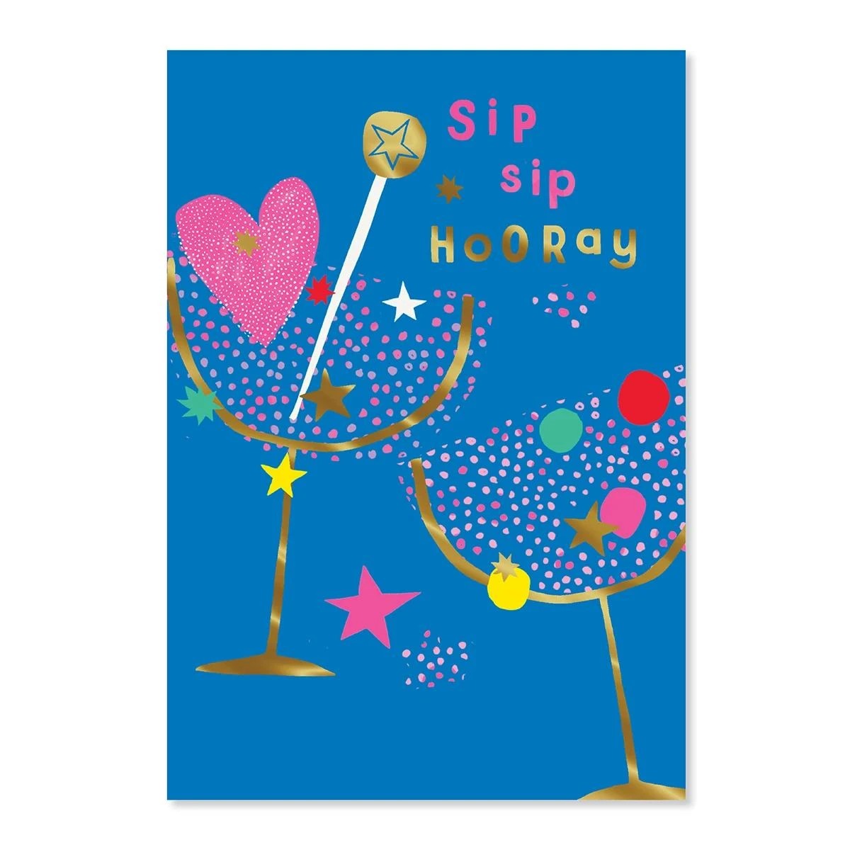 Connections From Hallmark Birthday Card - Sip Sip Hooray 3 of 3
