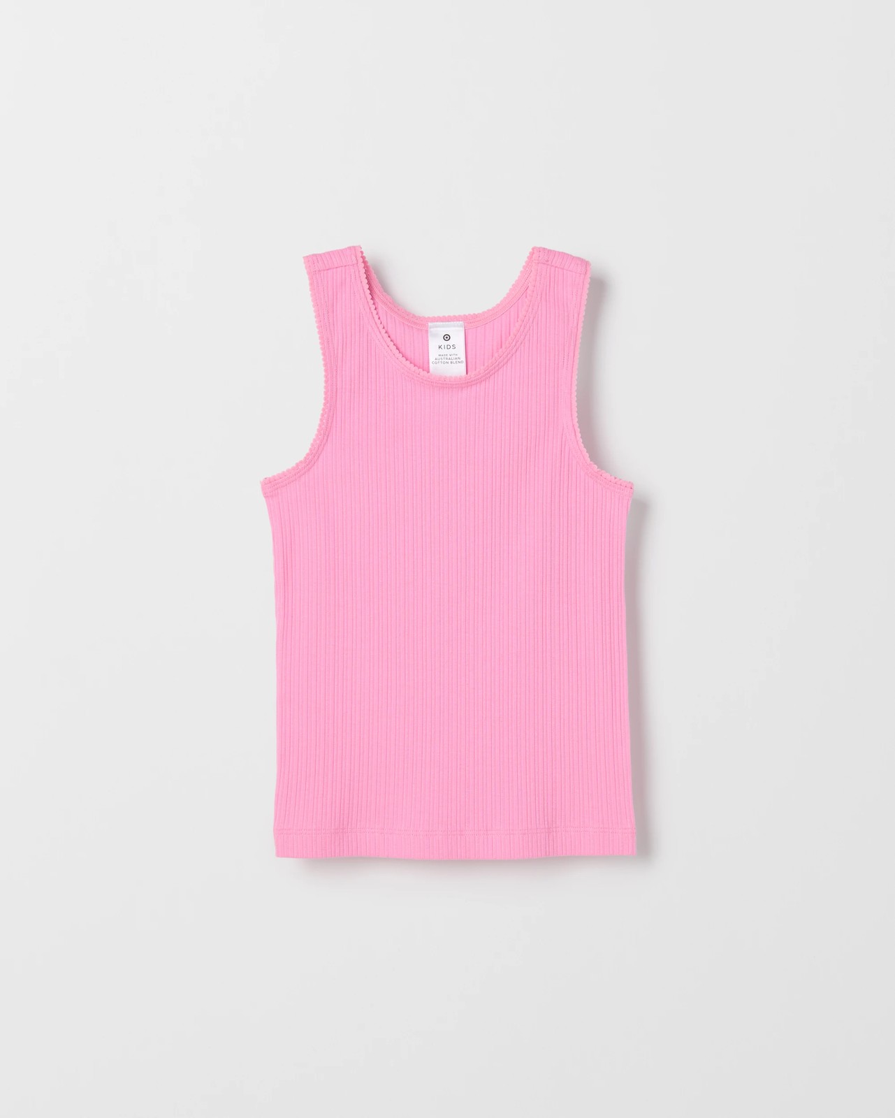 Maxx Australian Cotton Blend 3 Pack Younger Girls Singlet 4 of 5