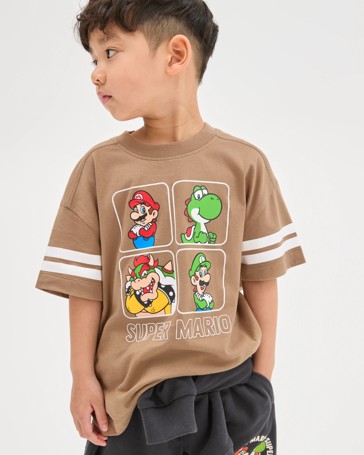 Super Mario Australian Cotton Oversized T-Shirt