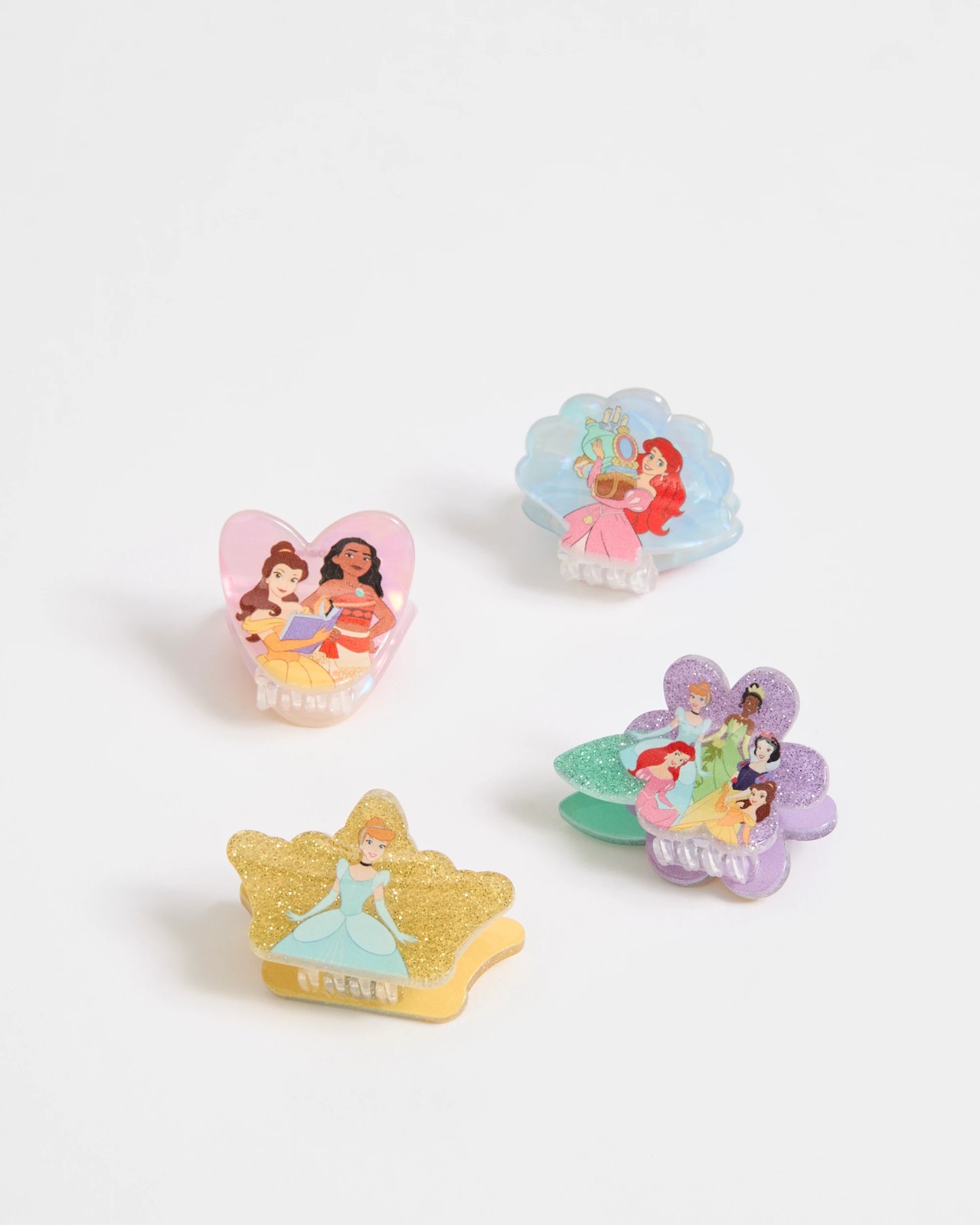 Disney Princess 4 Pack Mini Claw Clips 2 of 3