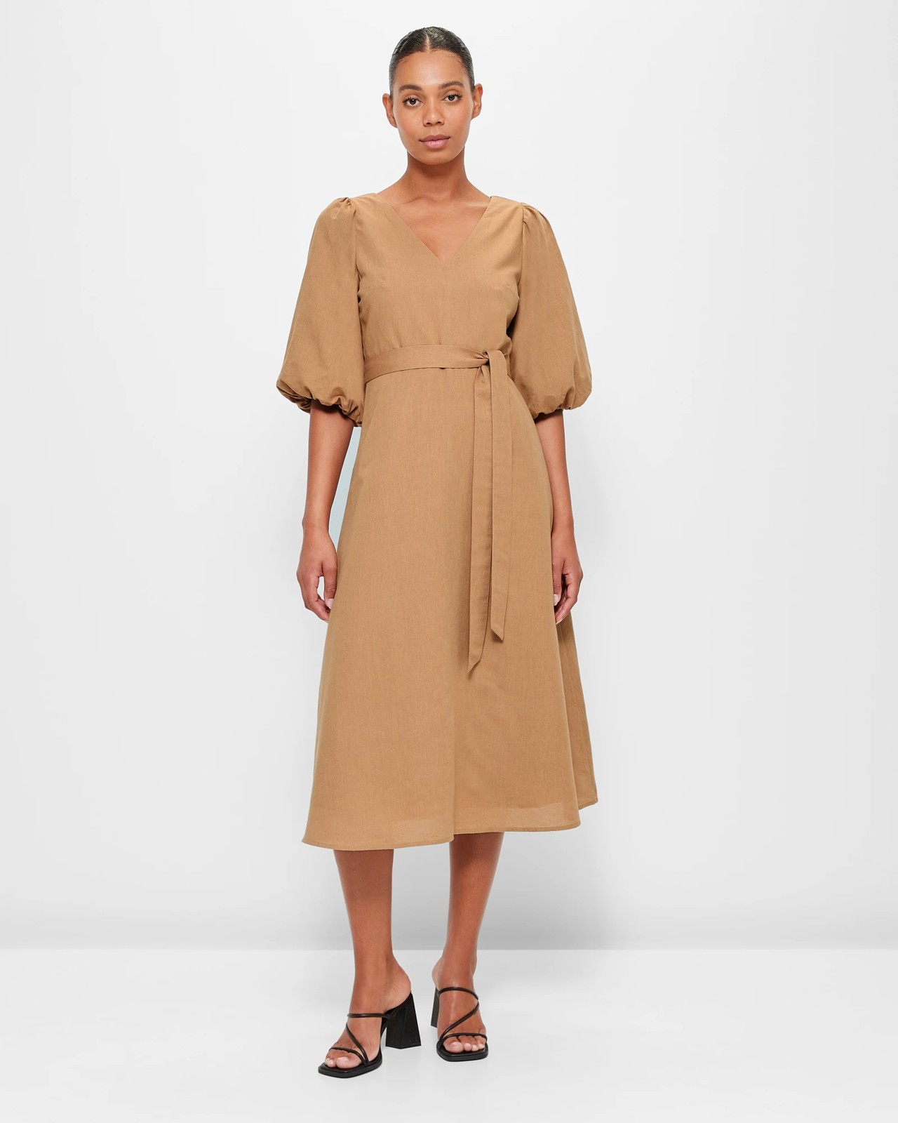 Blouson Midi Dress Preview Cashew Target Australia