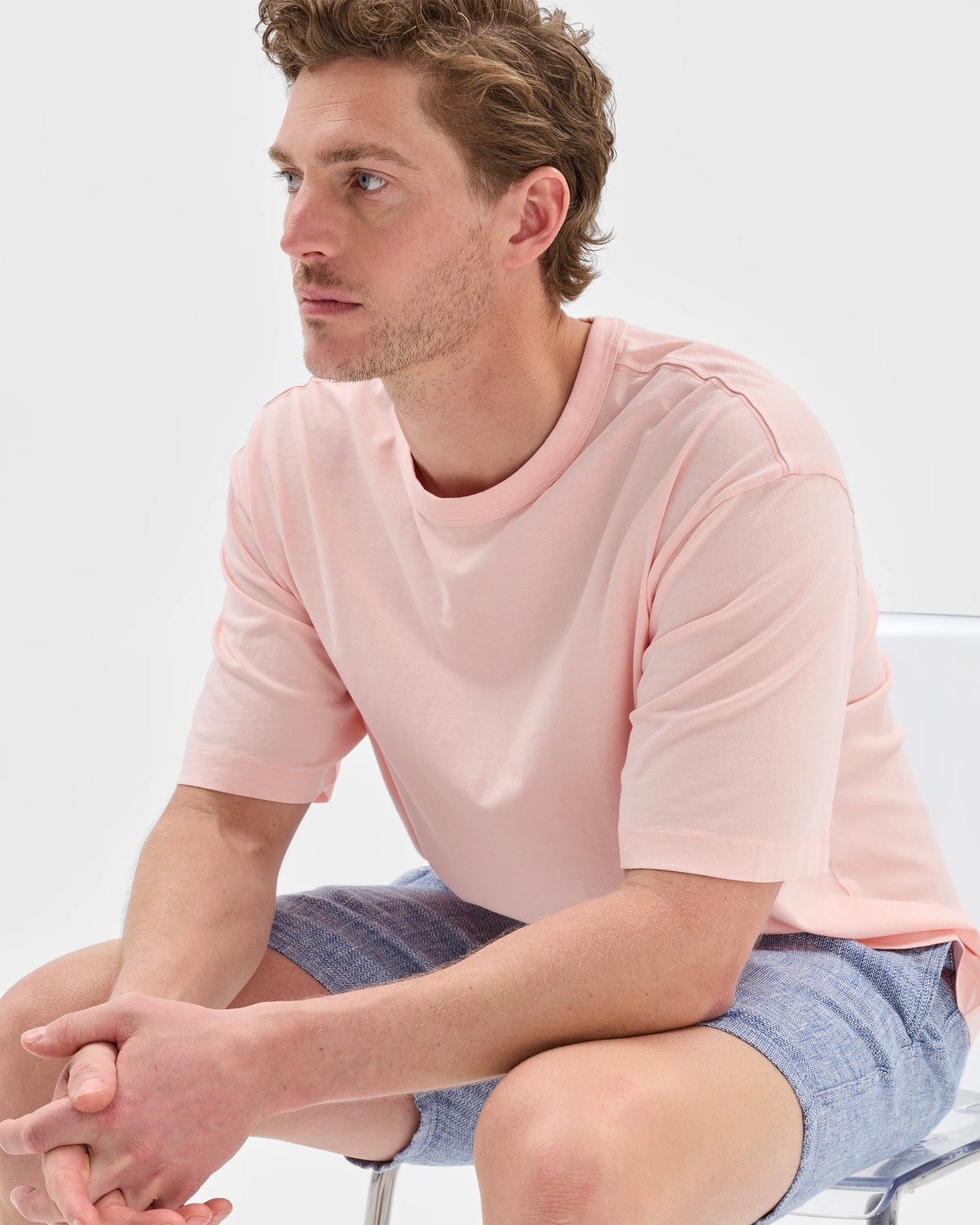 Australian Cotton T-Shirt  - Pink 5 of 6