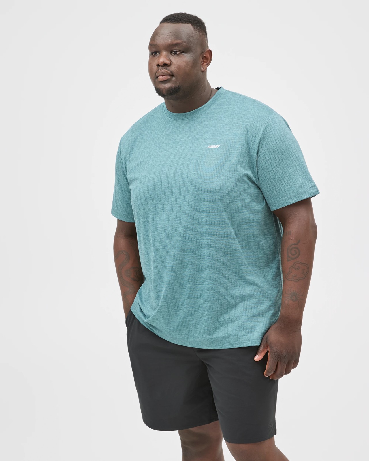 Plus Size Active Training T-Shirt - Green 4 of 6