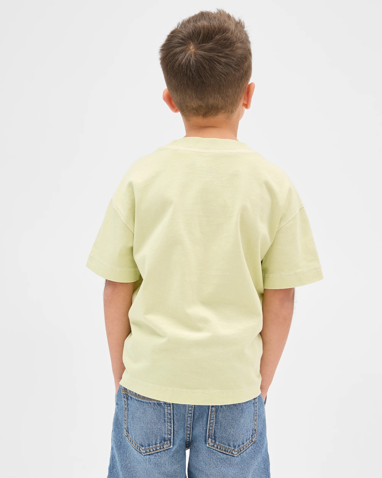 Australian Cotton Oversized T-Shirt - Yellow 4 of 6