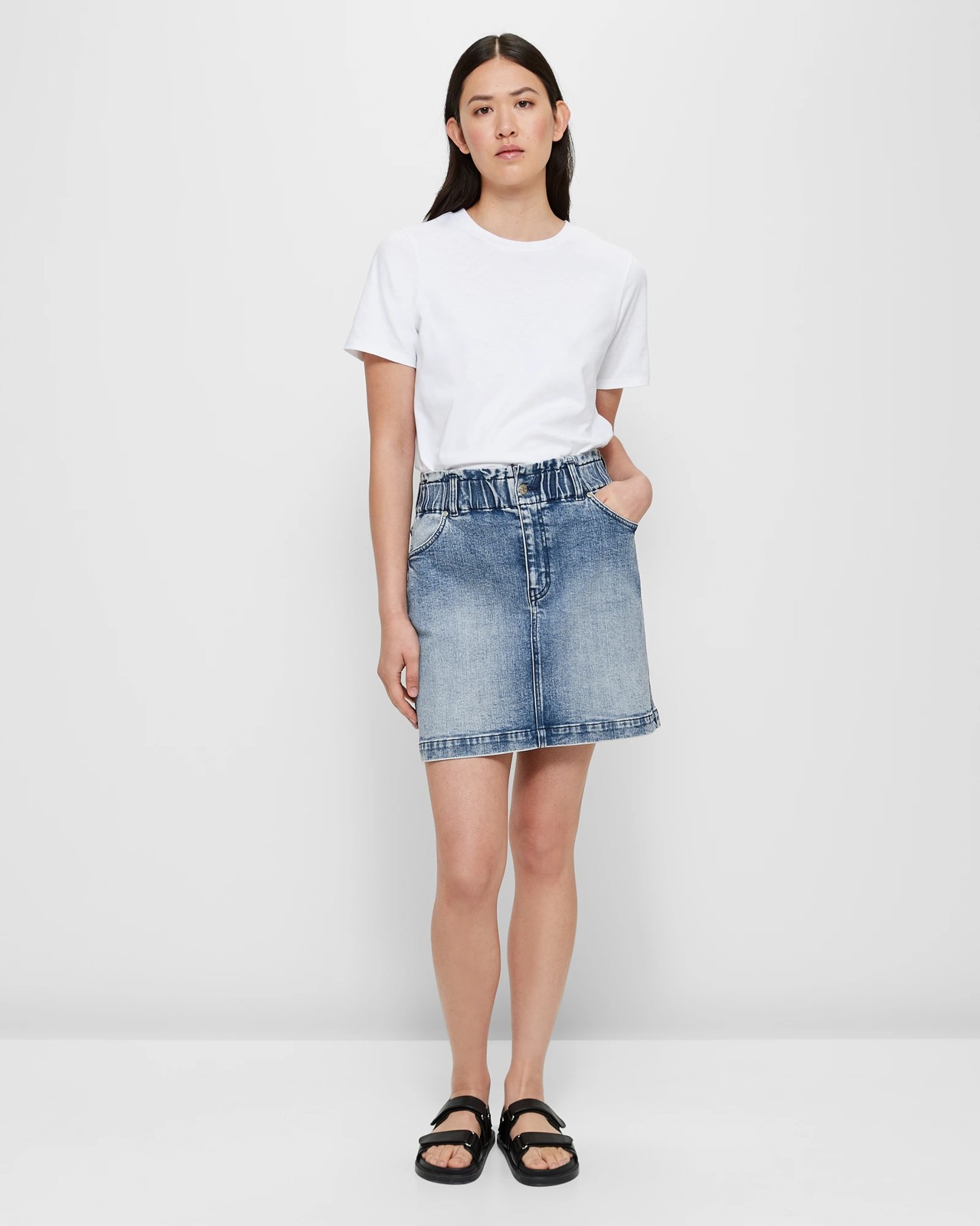 Paperbag Denim Skirt | Target Australia