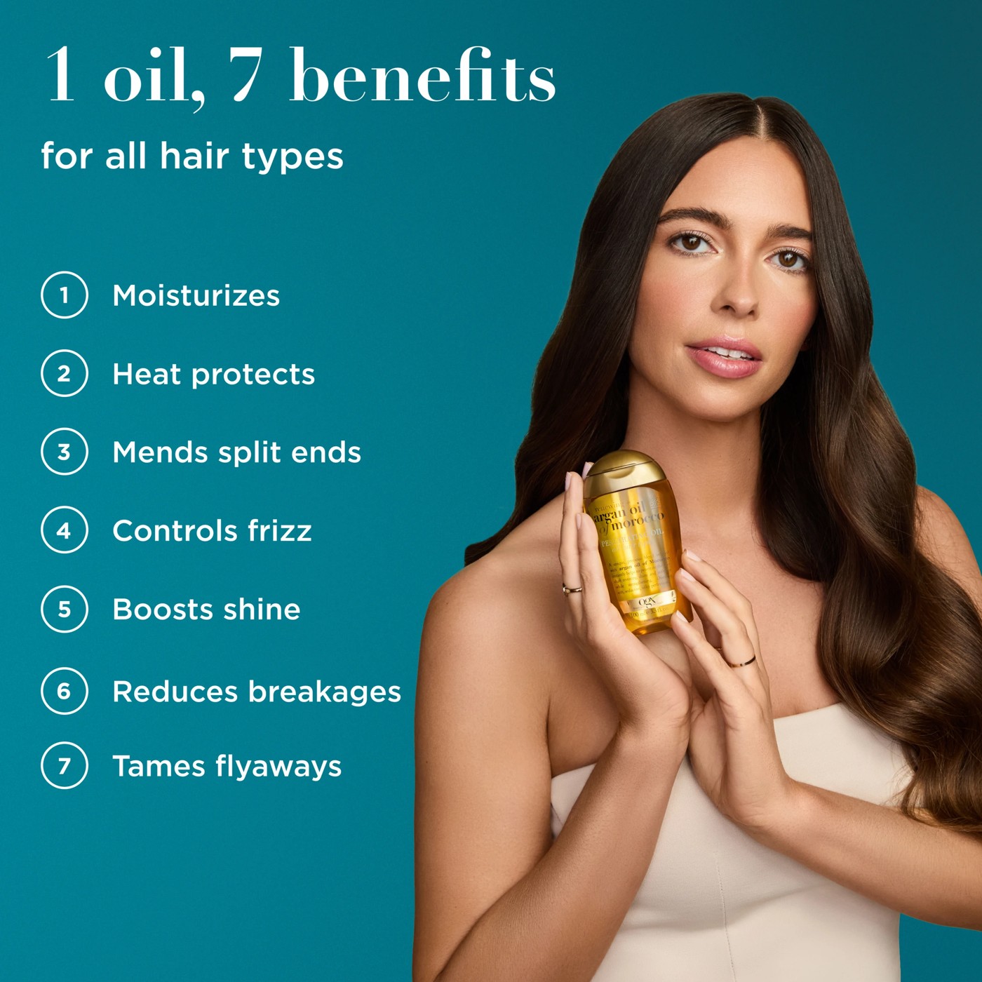 OQX Renewing + Argan Oil of Morocco Penetrating Oil 100ml 2 of 5