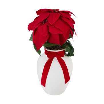 Christmas Artificial Poinsettia in Pot - Anko