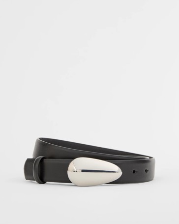 Irregular Almond Buckle Jean Belt