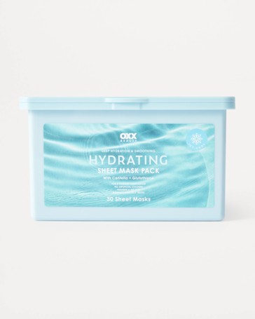 OXX Beauty 30 Pack Deep Hydration and Smoothing Hydrating Sheet Masks - Centella and Glutathione