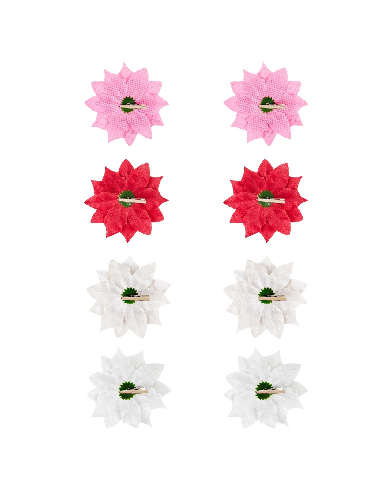 Anko 2 Pack Poinsettia Clips - Assorted 3 of 4