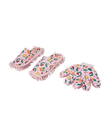 Anko Dust Slippers and Dusting Glove Set - Fruit