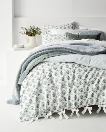 Adeline Australian Cotton Floral Qulit Cover Set