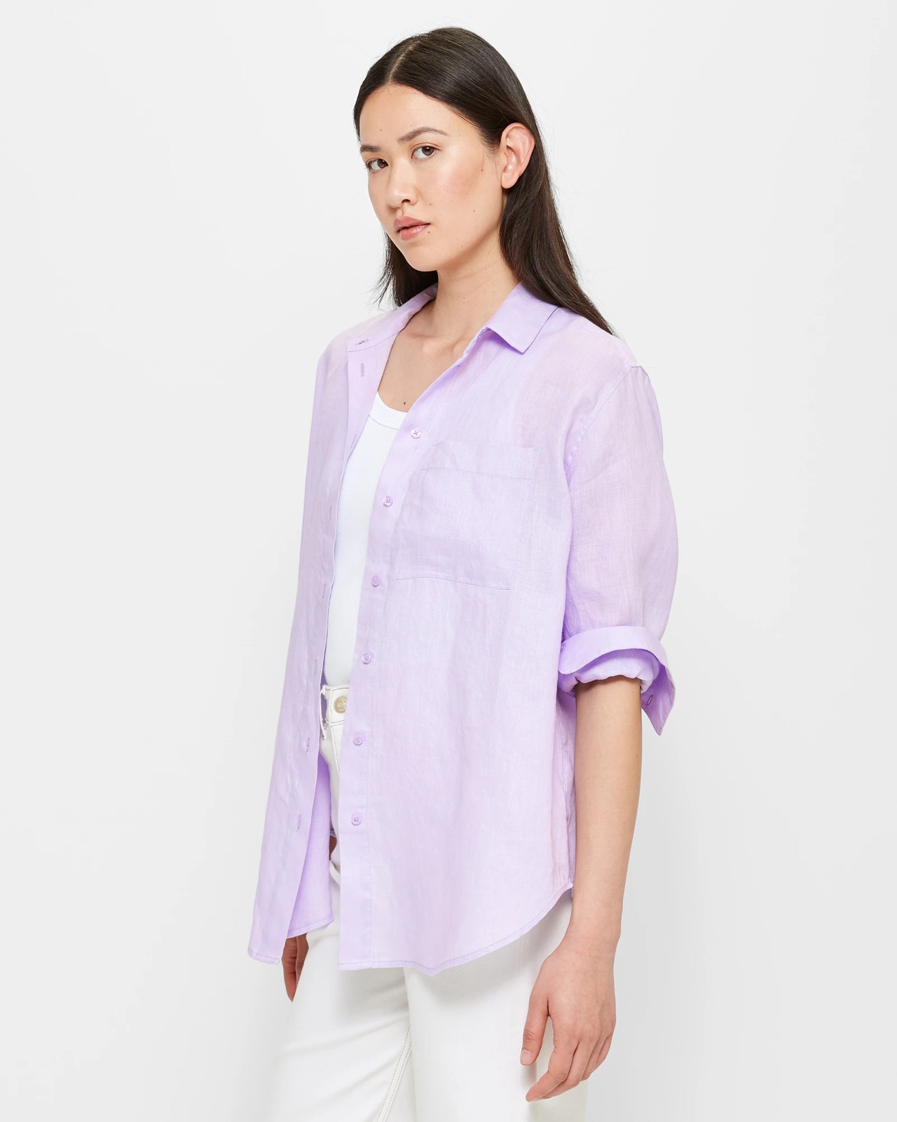 European Linen Long Sleeve Shirt | Target Australia