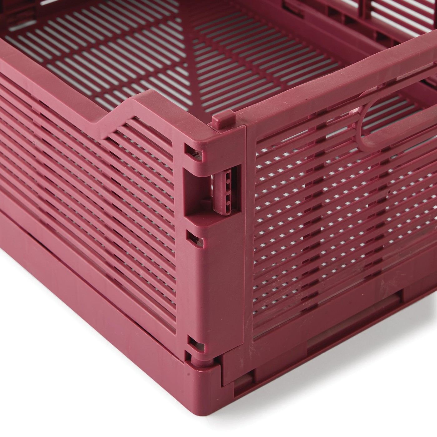 Anko 13L Linear Collapsible Crate - Medium - Burgundy 4 of 5