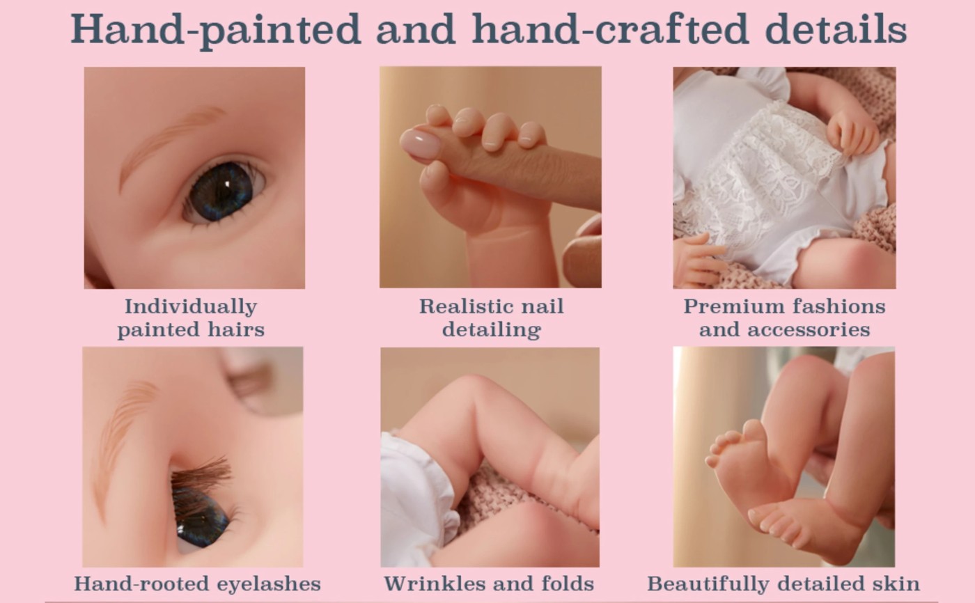 BABY born Real Baby Doll Girl, Open Eyes - Assorted 4 of 5