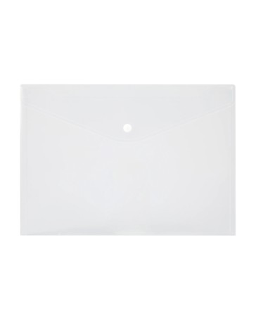 Anko A4 Document Wallet - Clear