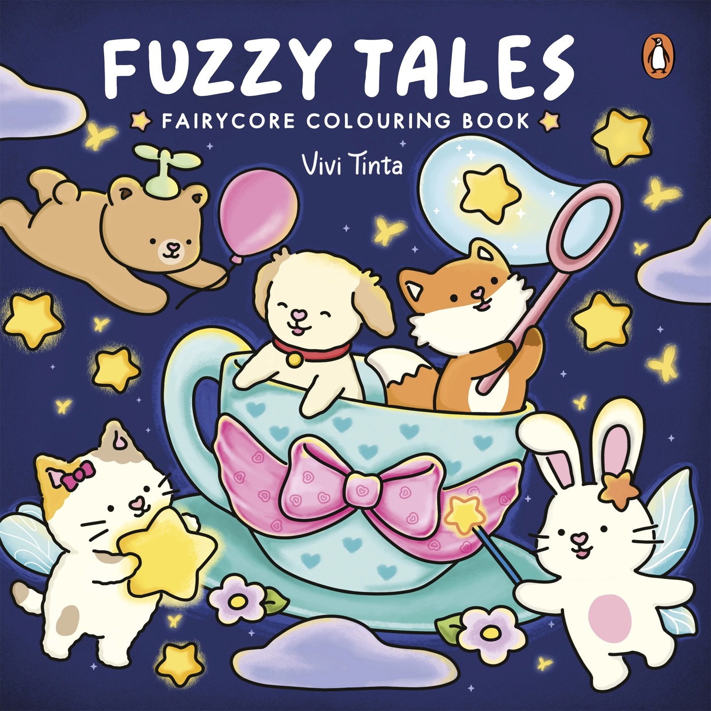 Fuzzy Tales Fairycore Colouring Book by Vivi Tinta - Book 2 of 2