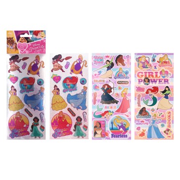 Disney Princess 3 Pack Holographic Sticker Set
