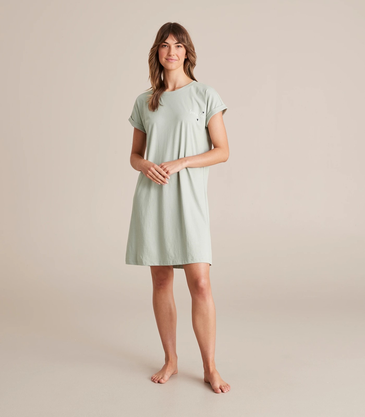 Print Sleep T-Shirt Nightie 2 of 6