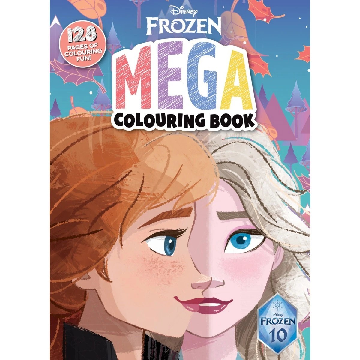 Frozen 10Th Anniversary: Mega Colouring Book (Disney) - | Target Australia