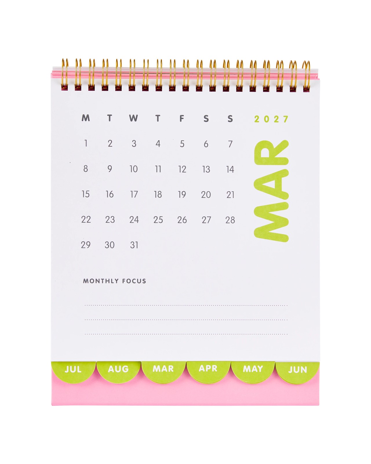Anko 2027 Leisure Desk Calendar 4 of 5