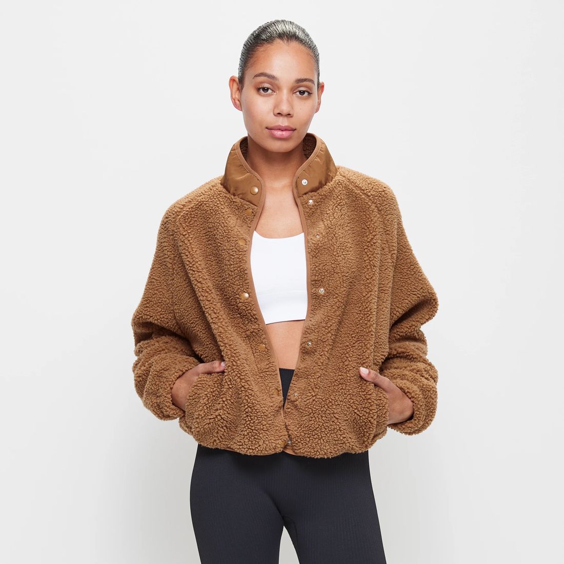 Active Teddy Bomber Jacket | Target Australia