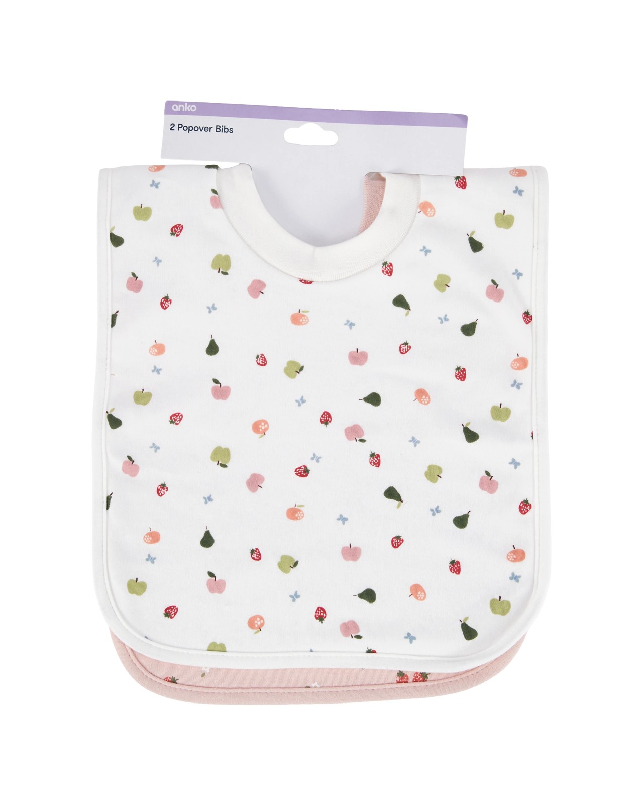 Anko 2 Pack Popover Bibs - Fruits 5 of 5