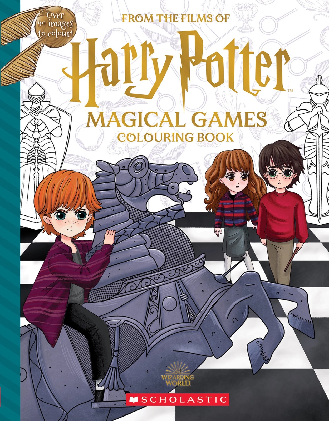 Harry Potter: Magical Games Colouring Book | Target Australia