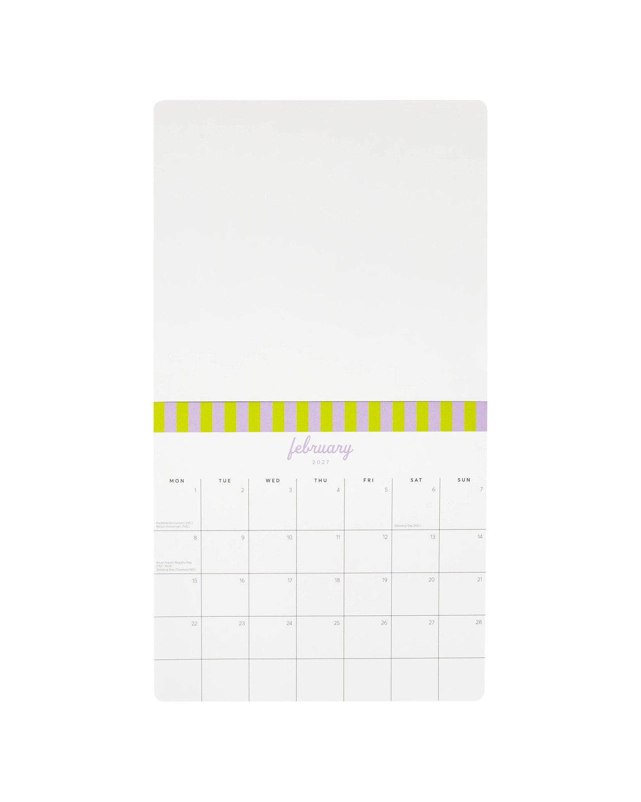 Anko 2027 Magnetic Stripe Calendar 3 of 5