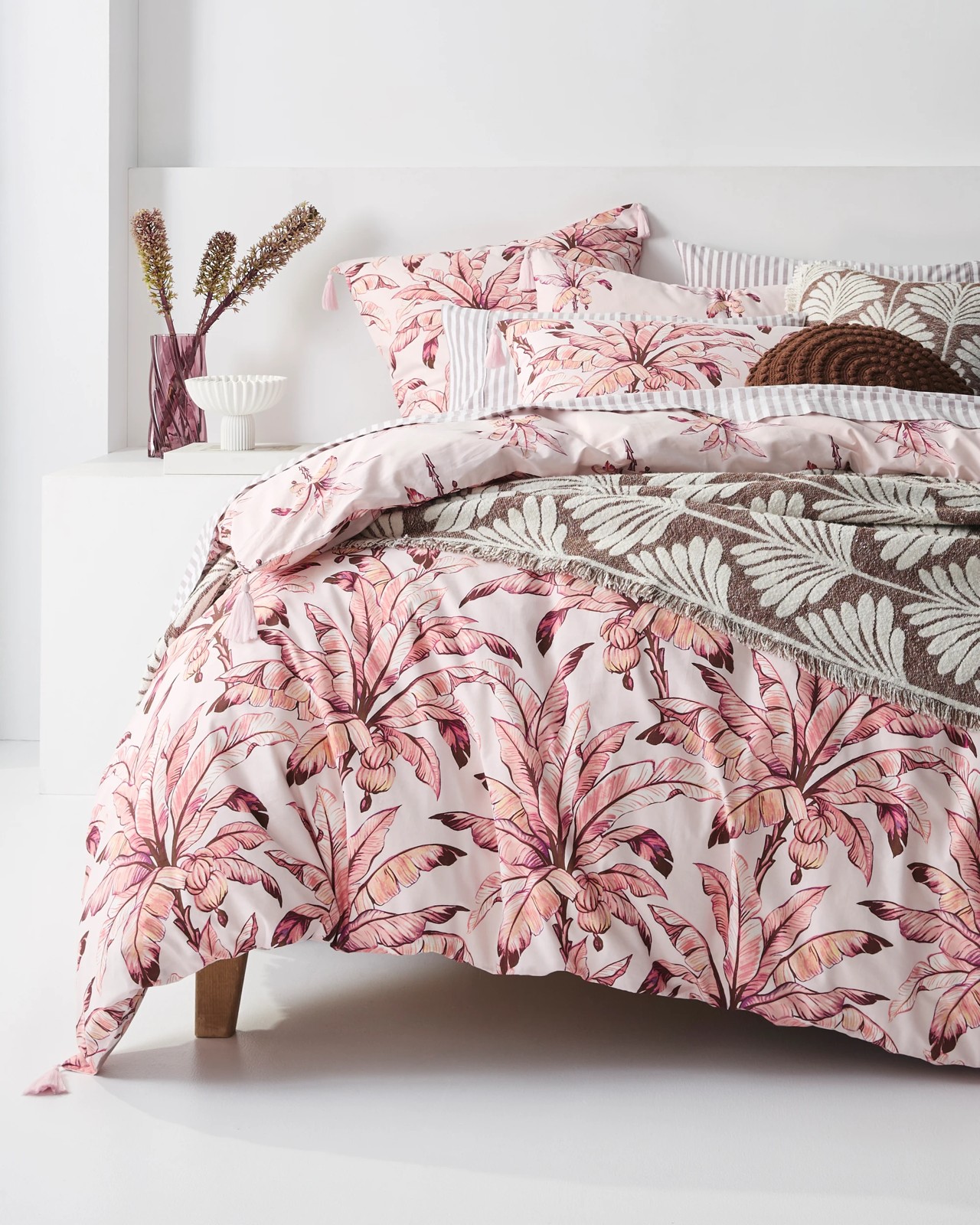 Tammi Palm Australian Cotton Quilt Cover Set 2 of 5