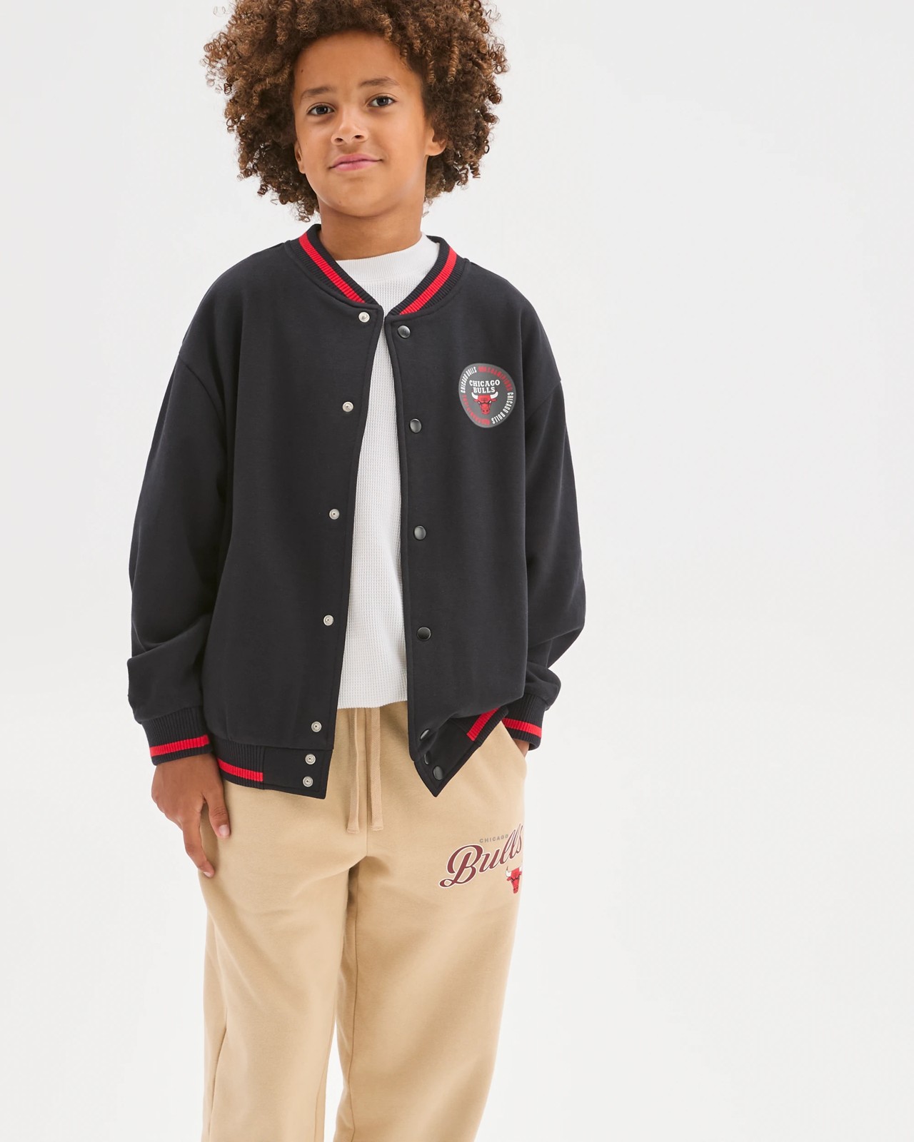 NBA Australian Cotton Blend Oversized Trackpants - Neutral 2 of 5