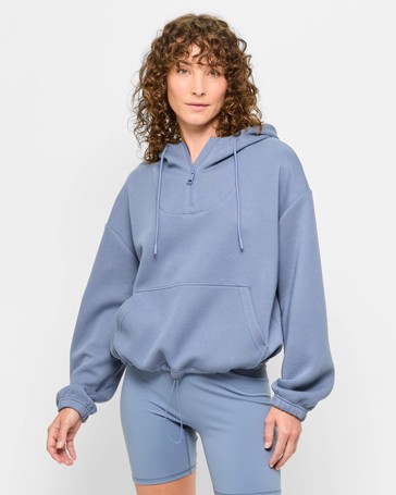 Active Ribbed Hooded Jumper