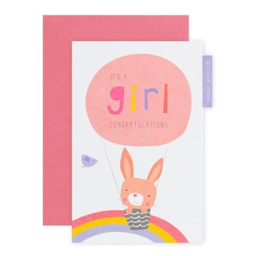 Connections from Hallmark Baby Celebration Card - It's A Girl!