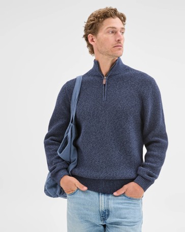 Australian Cotton 1/2 Zip Knit Sweater
