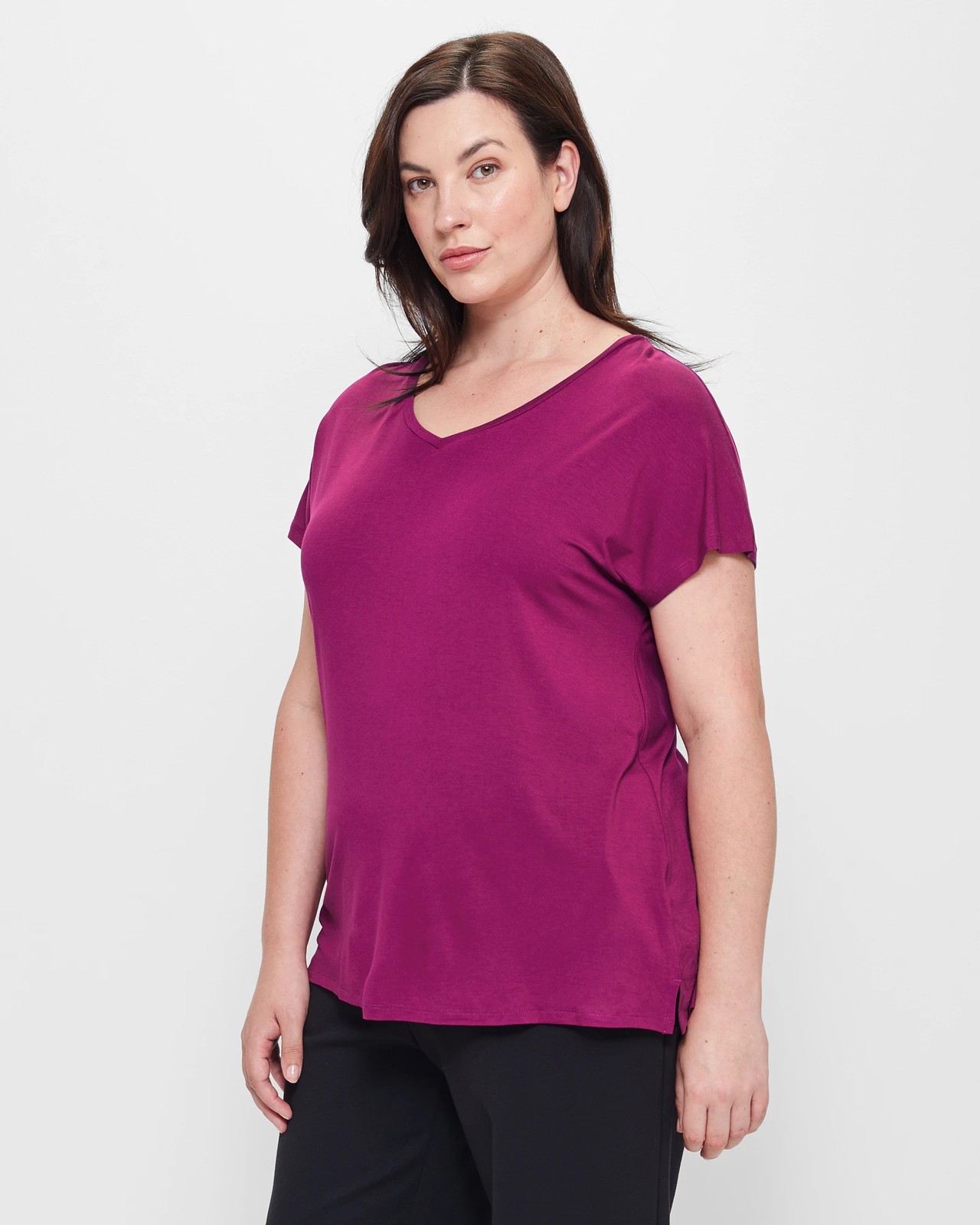 Plus Size V-Neck T-Shirt 3 of 5