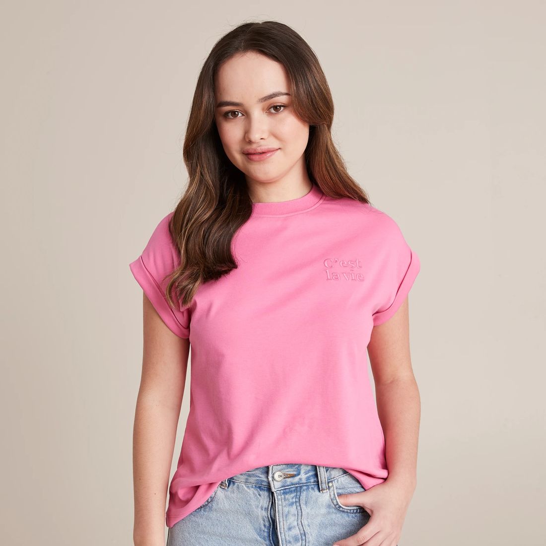 Dannii Minogue Petites Graphic T-Shirt - Pink | Target Australia