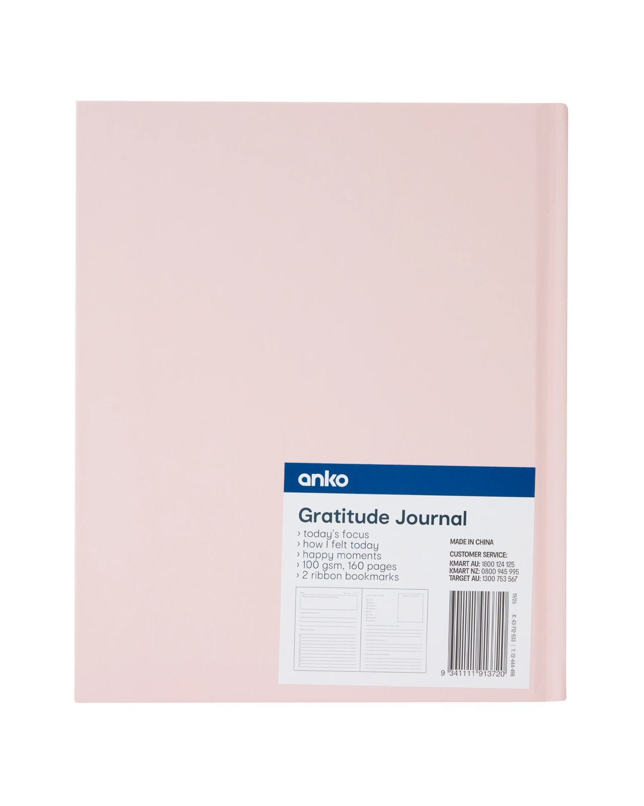 Anko Journal Wellness Gratitude 100gsm 160 Pages 4 of 4