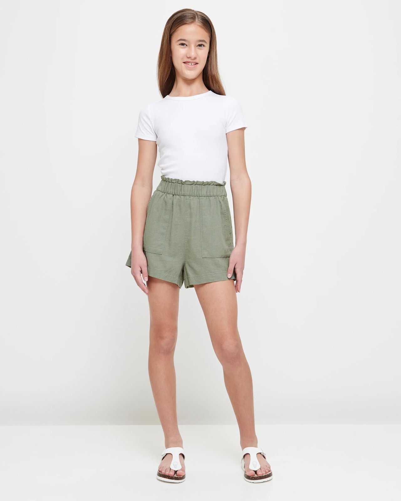 Linen shorts clearance target