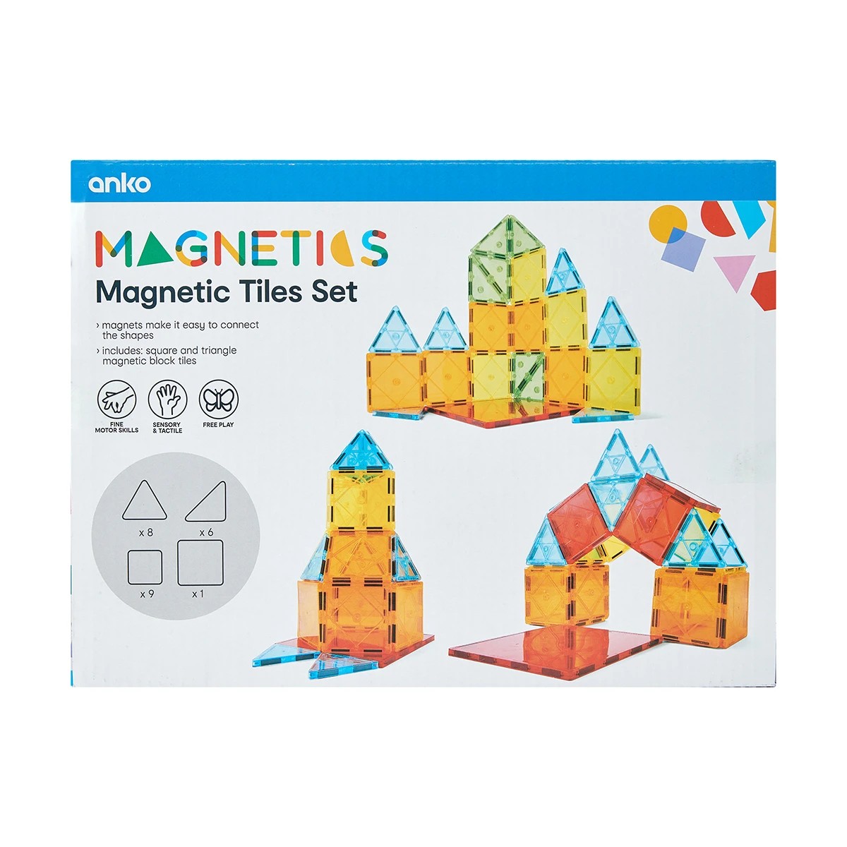 Magnetic blocks target online