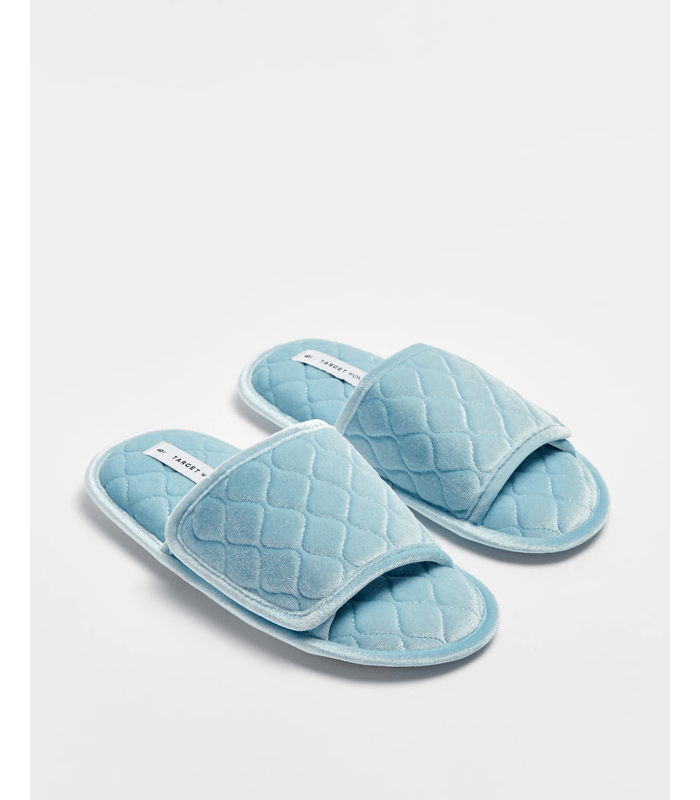 Womens on sale quilted slippers