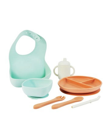 Anko 6 Piece Silicone Feeding Set