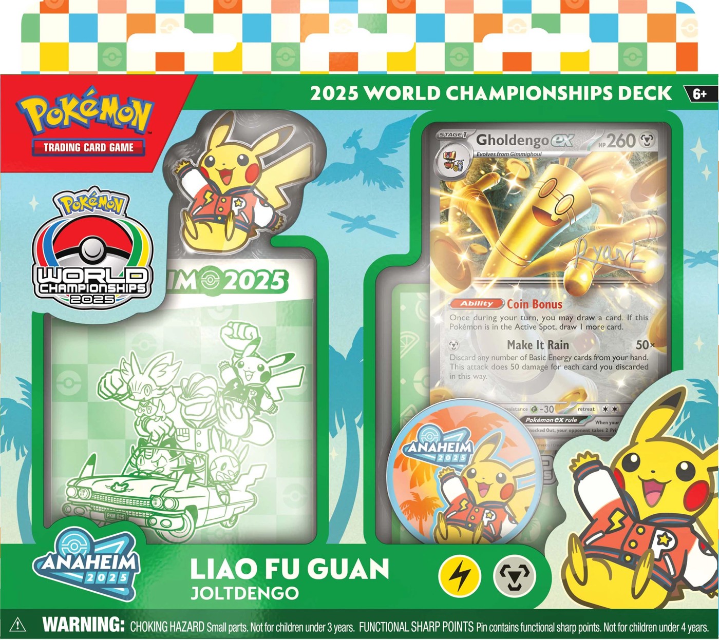 Pokemon TCG: 2025 World Championships Deck - Assorted 4 of 6